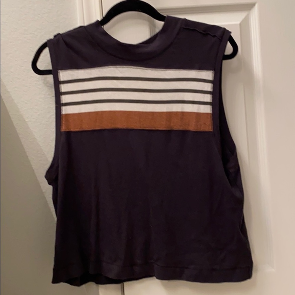 Free people “stripped” tank top